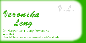 veronika leng business card